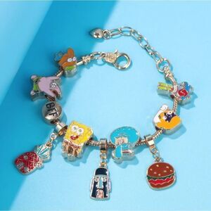 Spongebob Square Pants Charm Bracelet